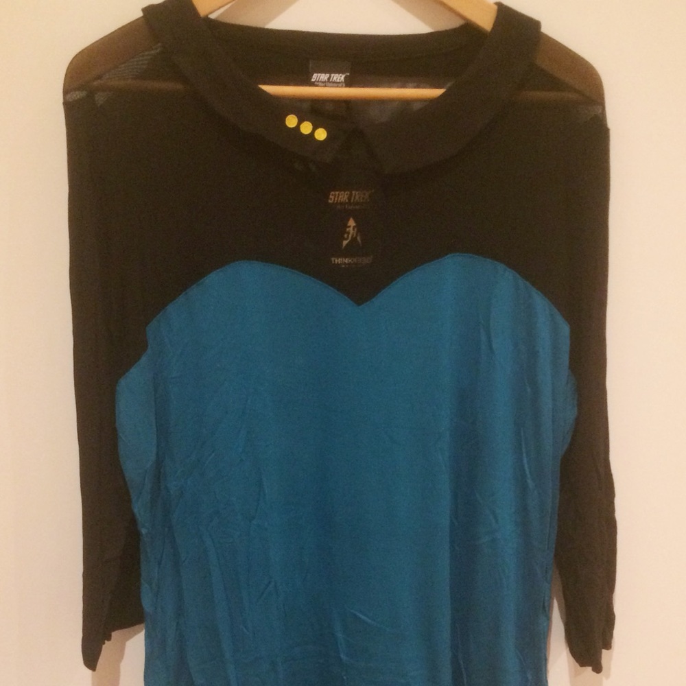 Sexy Star Trek Uniform Shirt Halloween Costume
